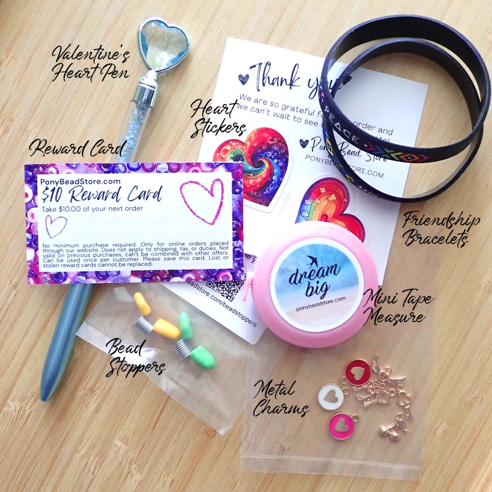 Hello New Year Pony Bead Kit w/ Freebies