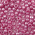 mauve pink pearl 6 x 9mm plastic pony beads 
