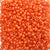 Orange Amber Plastic Pony Beads 6 x 9mm, 150 beads