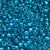 Dark Turquoise Blue Transparent Plastic Pony Beads 6 x 9mm, 500 beads