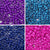 Bold Retro Color Kit, Plastic Pony Beads 6 x 9mm, 1000 beads