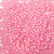 6 x 9mm plastic pony beads in light pink pearl