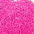 6 x 9mm plastic pony beads in hot pink opaque
