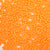 6 x 9mm plastic pony beads in opaque orange