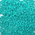 opaque light turquoise 6 x 9mm plastic pony beads in bulk