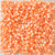 Apricot Orange Pearl Plastic Pony Beads 6 x 9mm, 150 beads