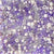 Purple Ice Mix Plastic Pony Beads 6 x 9mm, 500 beads
