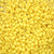 Matte Yellow Plastic Pony Beads 6 x 9mm, 500 beads