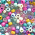 Pool Party Mix Plastic Pony Beads 6 x 9mm, 250 beads