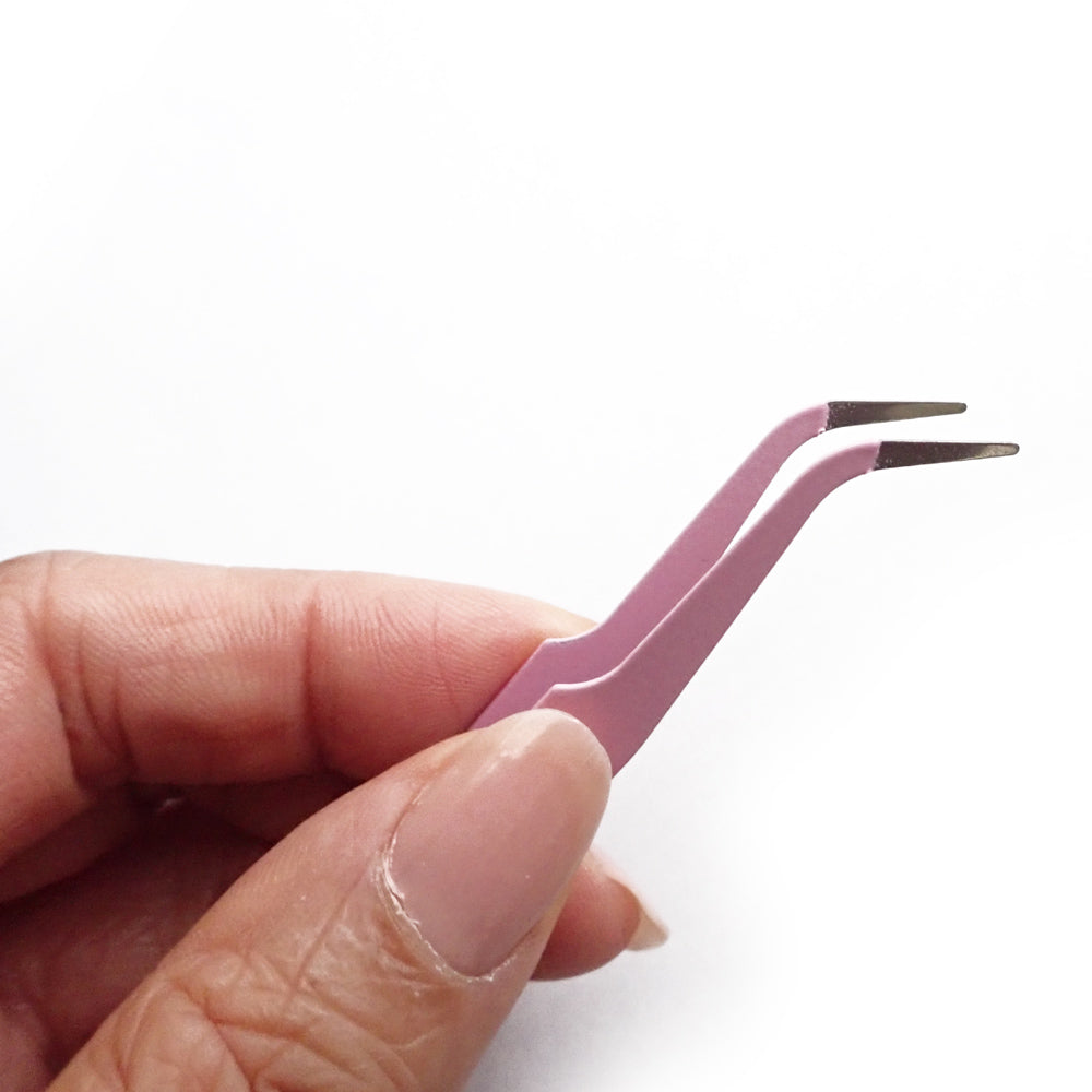 Pink Craft Tweezer Set, 2 pieces