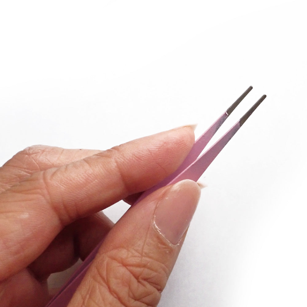 Pink Craft Tweezer Set, 2 pieces