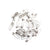 Coiless Safety Pin 1-1/8" for beads, Silver Tone, 40 pins / pack