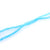 Glass Faceted Bicone Beads, 4mm, Light Turquoise Transparent, about 85 beads