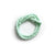 Heishi Polymer Clay Beads, 6mm, Light Green, 1 strand