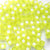 7mm Yellow Plastic Cube Beads w/ Hashtags, about 100 beads