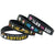 Cute Kawaii Inspirational Silicone Friendship Bracelets for Concerts, Festivals, Events, 4 Pack