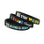 Retro Old School Silicone Friendship Bracelets for Concerts, Festivals, Events, 3 Pack