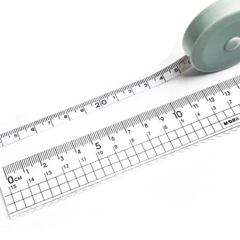 Mini Soft Tape Measure, 5ft, Light Green