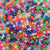 Bright pearl colors of 6 x 9mm Plastic Pony Beads