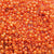 Tiger Coral Marbled Plastic Pony Beads 6 x 9mm, 150 beads