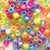 Neon Princess Mix Plastic Pony Beads 6 x 9mm, 500 beads