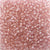 Vintage Peach Glitter Plastic Pony Beads 6 x 9mm, about 100 beads