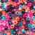 Sunset Festival Mix Plastic Pony Beads 6 x 9mm, 500 beads