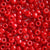 Harvest Red Plastic Pony Beads. Size 6 x 9 mm. Craft Beads. 