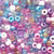 Unicorn Glam Mix Plastic Pony Beads. Size 6 x 9 mm. Craft Beads.
