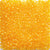 Golden Sun Glitter Plastic Pony Beads 6 x 9mm, 100 beads