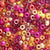 Autumn Sunset Mix Earth Tones Plastic Pony Beads 6 x 9mm, 500 beads