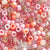 Sweet Blossom Mix Plastic Pony Beads. Size 6 x 9 mm. Craft Beads.