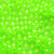 Neon Lime Green Transparent Plastic Pony Beads 6 x 9mm, 500 beads