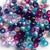 Jewel Tones Mix Plastic Pony Beads 6 x 9mm, 500 beads
