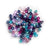 Jewel Tones Mix Plastic Pony Beads 6 x 9mm, 500 beads