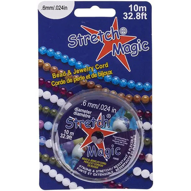 Clear Stretch Magic 0.6mm, 10 meters (32.8 ft)