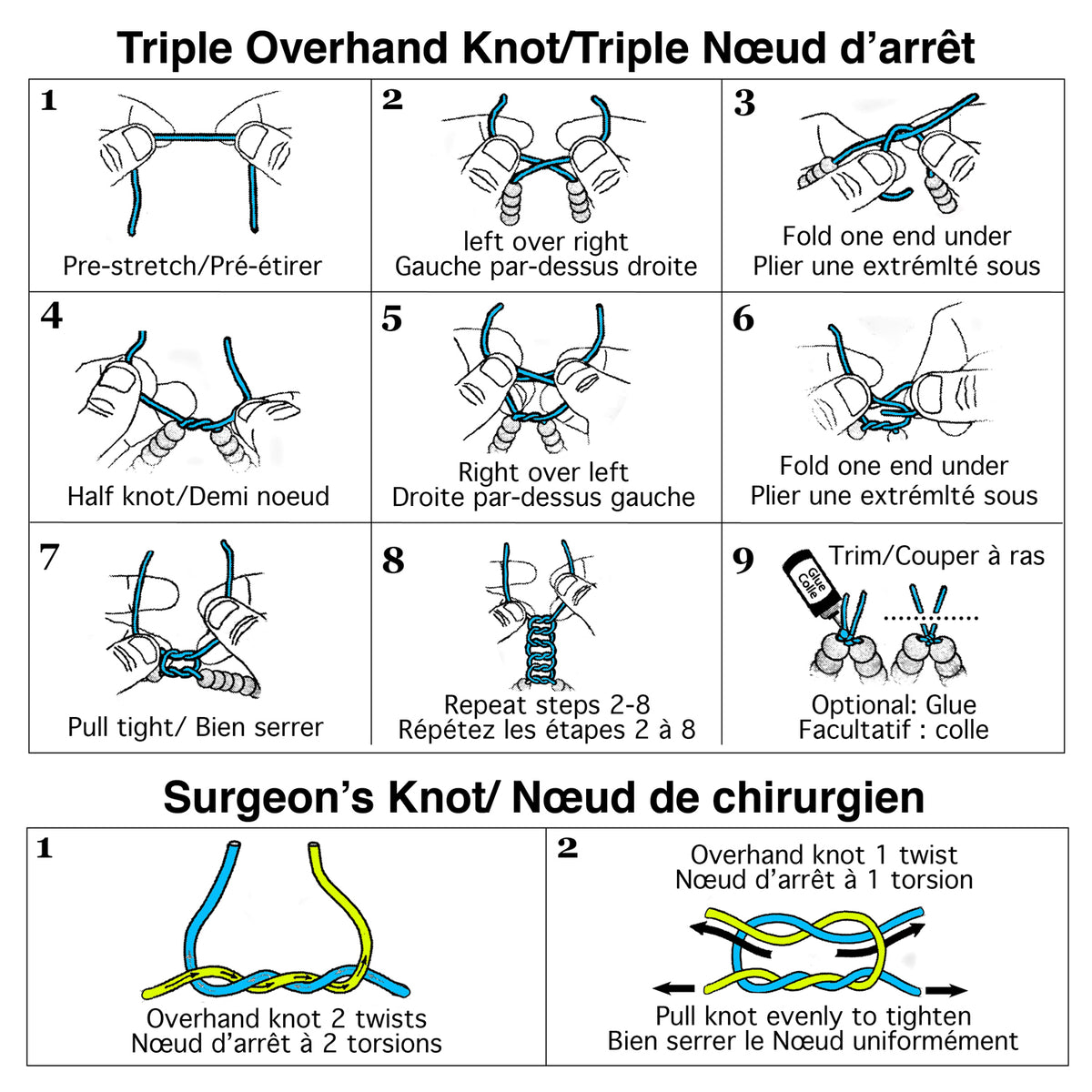 Stretch How To Tie A Bracelet String Jewelry Knots Stretch Cord