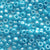 Light Blue Pearl Plastic Pony Beads 6 x 9mm, 150 beads