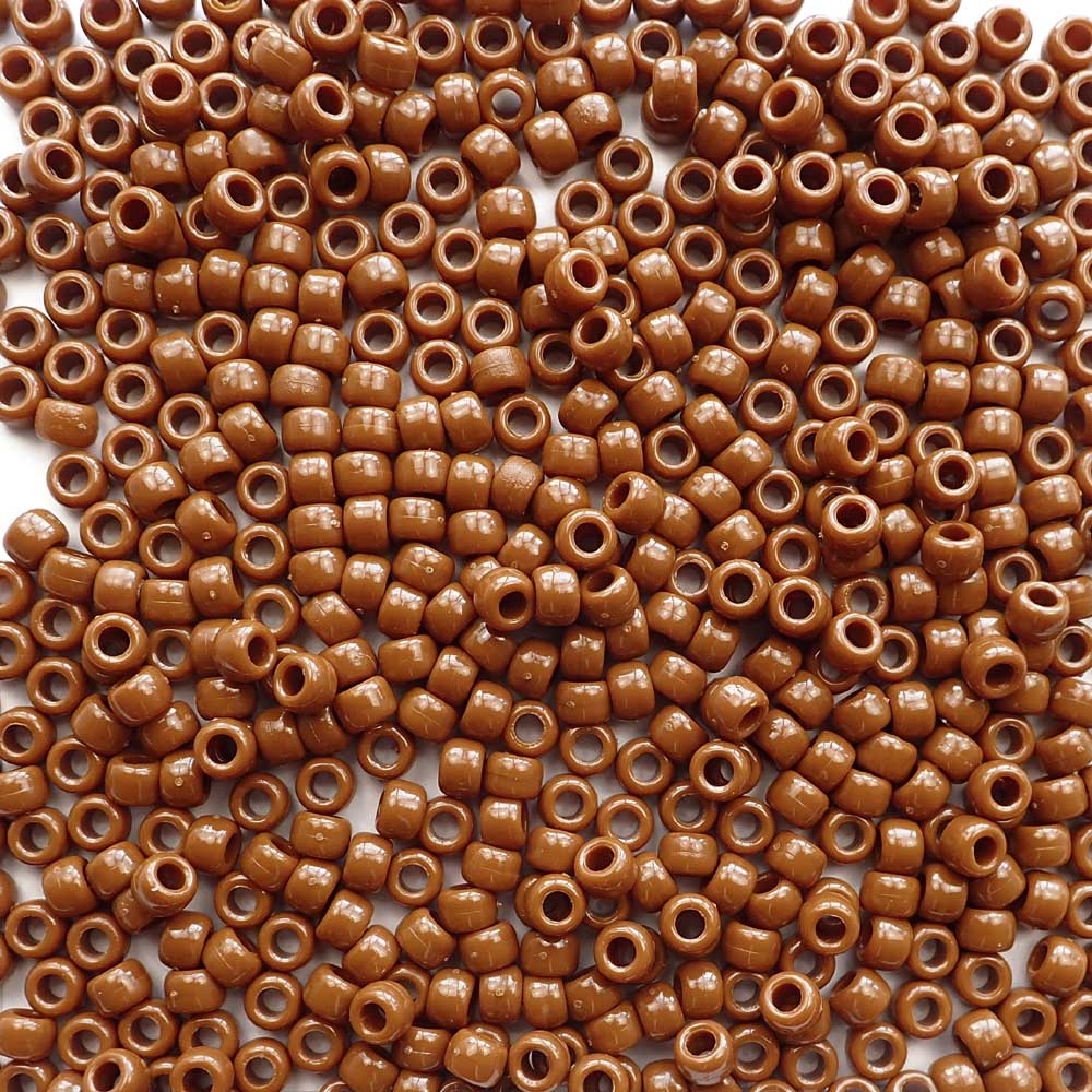 Medium Brown Pony Beads