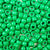opaque green 6 x 9mm plastic pony beads in bulk