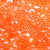6 x 9mm plastic pony beads in dark transparent orange