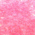 pink transparent 6 x 9mm plastic pony beads in bulk