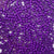 6 x 9mm plastic pony beads in plum purple