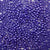 6 x 9mm plastic pony beads in dark purple pearl