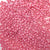 mauve pink 6 x 9mm plastic pony beads