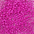 6 x 9mm plastic pony beads in a dark mulberry pink