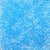 transparent light sapphire blue 6 x 9mm plastic pony beads in bulk