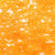 orange glitter 6 x 9mm plastic pony beads in bulk