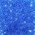 dark blue sapphire glitter 6 x 9mm plastic pony beads in bulk