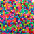 6 x 9mm Plastic Pony Beads in Rainbow Colors